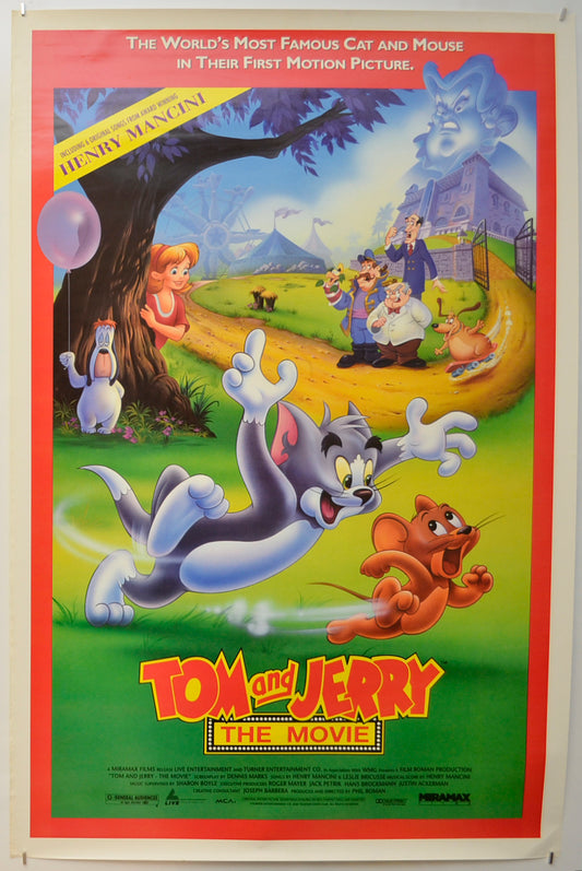 Tom And Jerry : The Movie  Original One Sheet Poster - Film Poster - Movie Poster