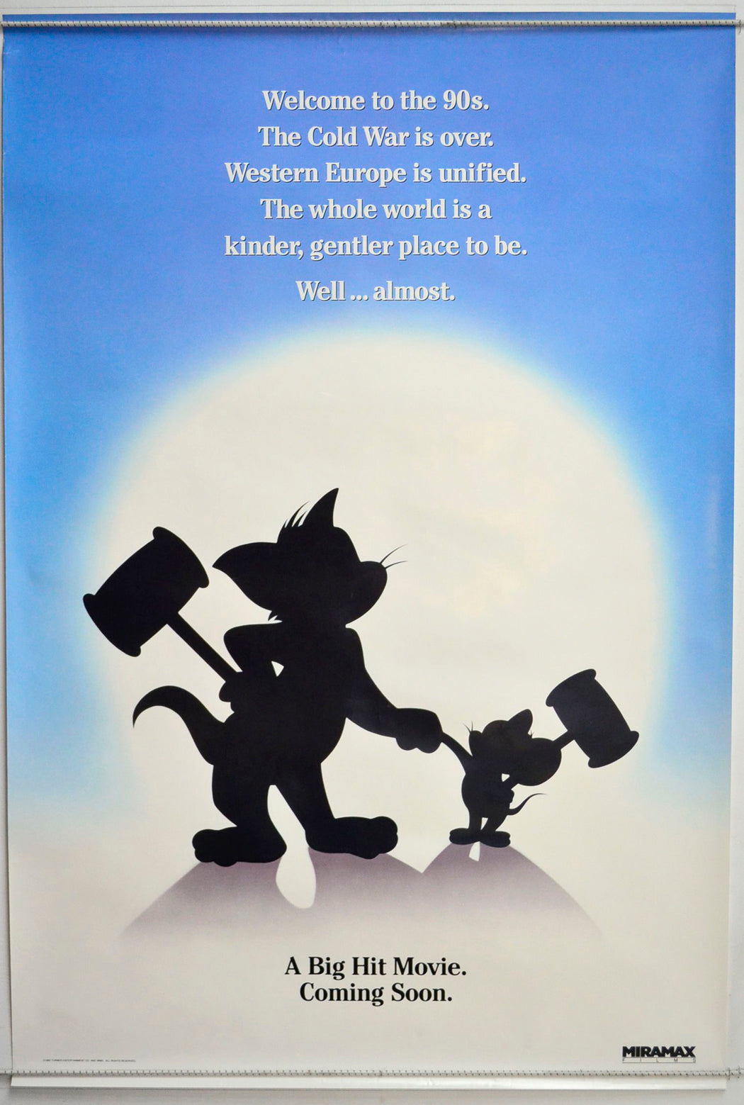 Tom And Jerry : The Movie  (Teaser / Advance Version)   Original One Sheet Poster - Movie Poster