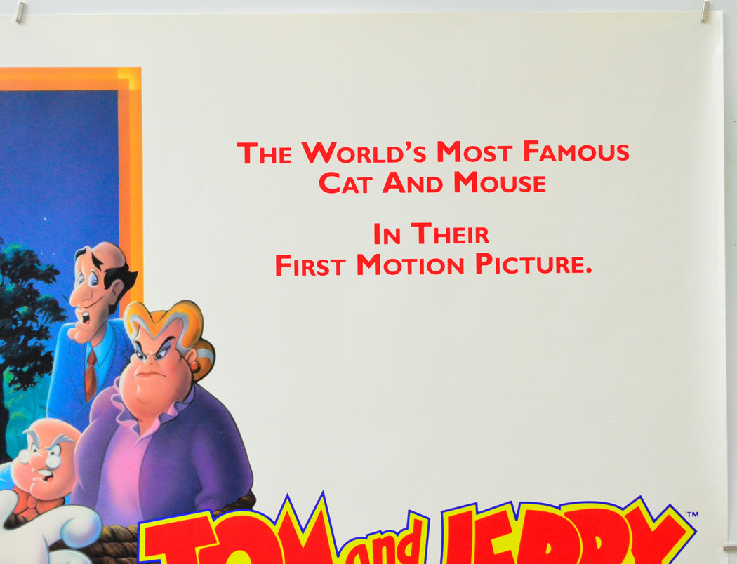 Tom And Jerry The Movie (Top Right) Cinema Quad Movie Poster 