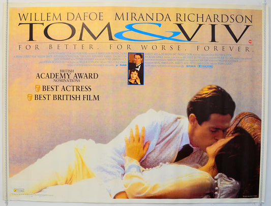 Tom And Viv  Original British Quad Poster - Film Poster - Movie Poster 