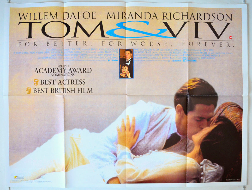 Tom And Viv Original British Quad Poster - Movie Poster