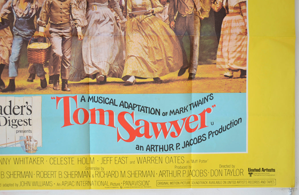 TOM SAWYER (Bottom Right) Cinema Quad Movie Poster 