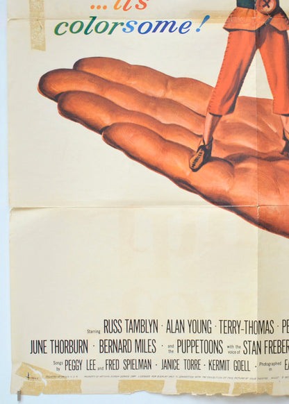 TOM THUMB (Bottom Left) Cinema One Sheet Movie Poster 