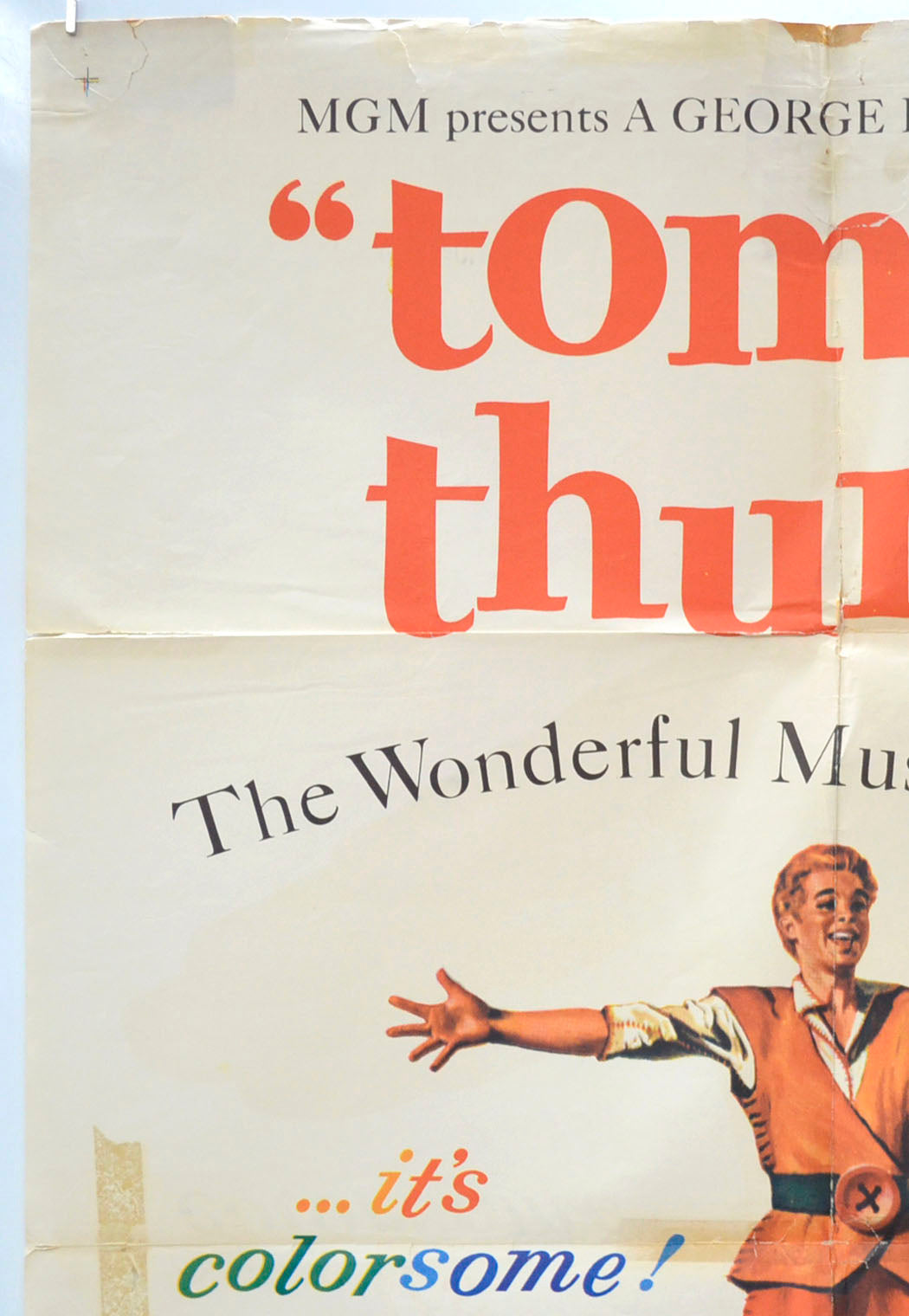 TOM THUMB (Top Left) Cinema One Sheet Movie Poster 