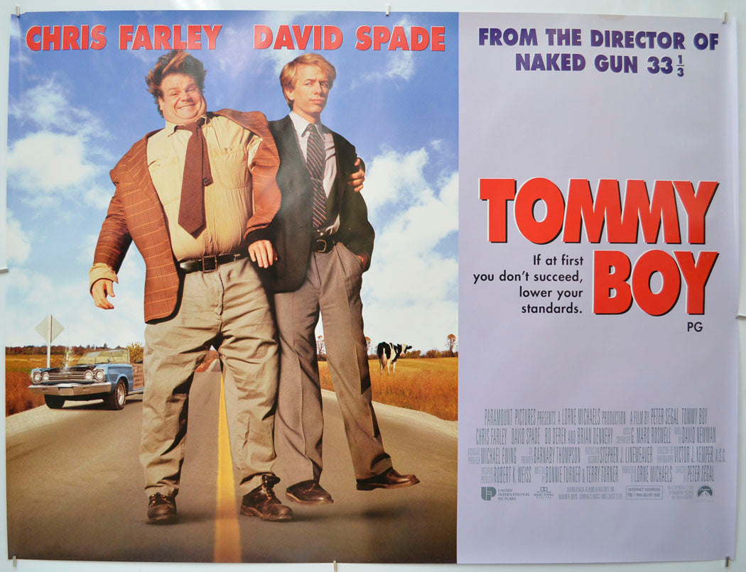 Tommy Boy  Original Quad Poster - Film Poster - Movie Poster