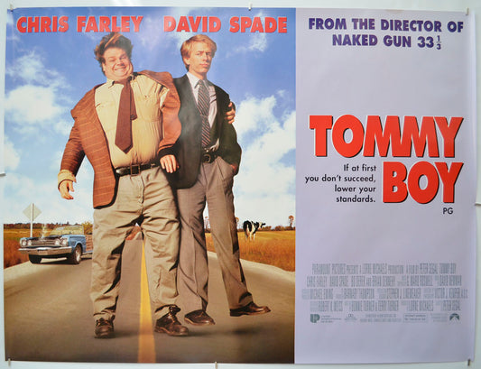 Tommy Boy  Original Quad Poster - Film Poster - Movie Poster