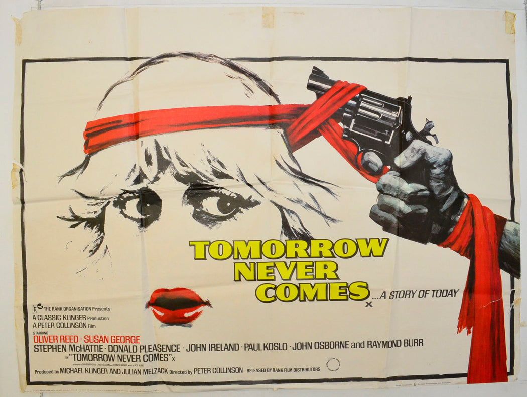 Tomorrow Never Comes  Original British Quad Poster - Film Poster - Movie Poster