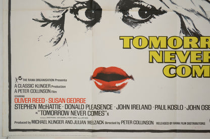 TOMORROW NEVER COMES (Bottom Left) Cinema Quad Movie Poster 