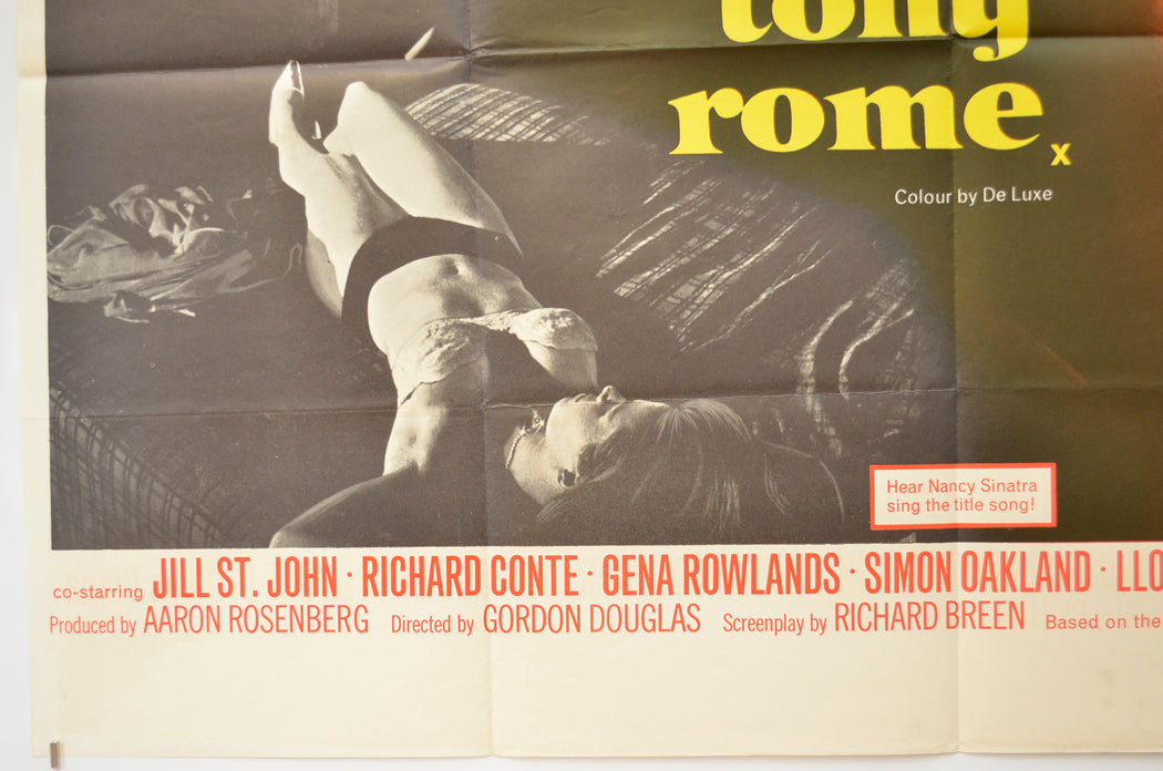 TONY ROME (Bottom Left) Cinema Quad Movie Poster 