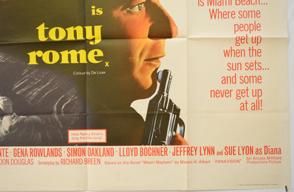 TONY ROME (Bottom Right) Cinema Quad Movie Poster 