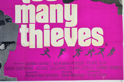 TOO MANY THIEVES (Bottom Right) Cinema Quad Movie Poster 