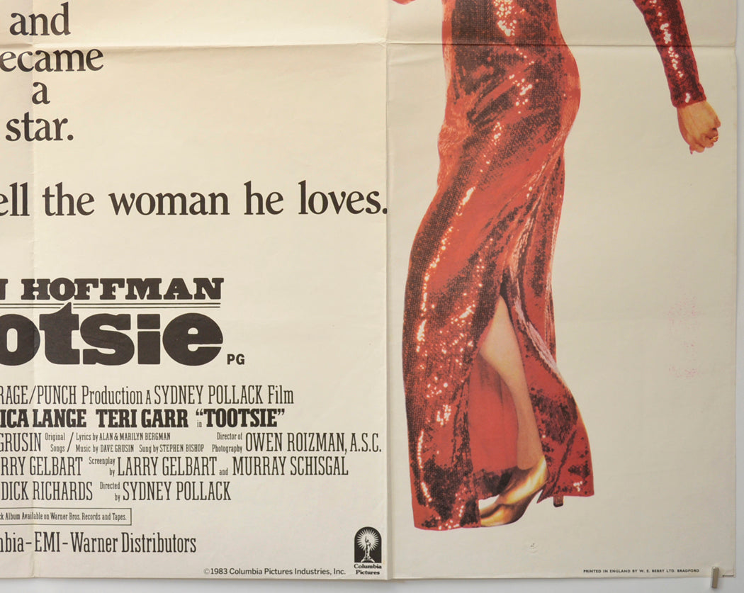 TOOTSIE (Bottom Right) Cinema Quad Movie Poster 