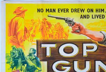 TOP GUN (Top Left) Cinema Quad Movie Poster 