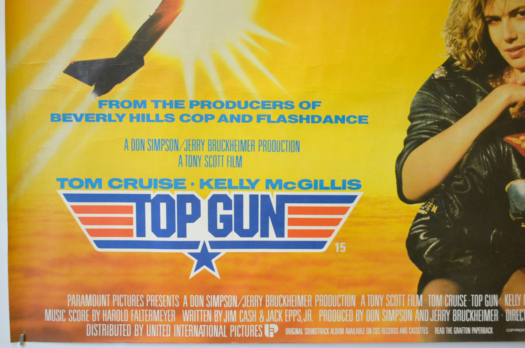 TOP GUN (Bottom Left) Cinema Quad Movie Poster 