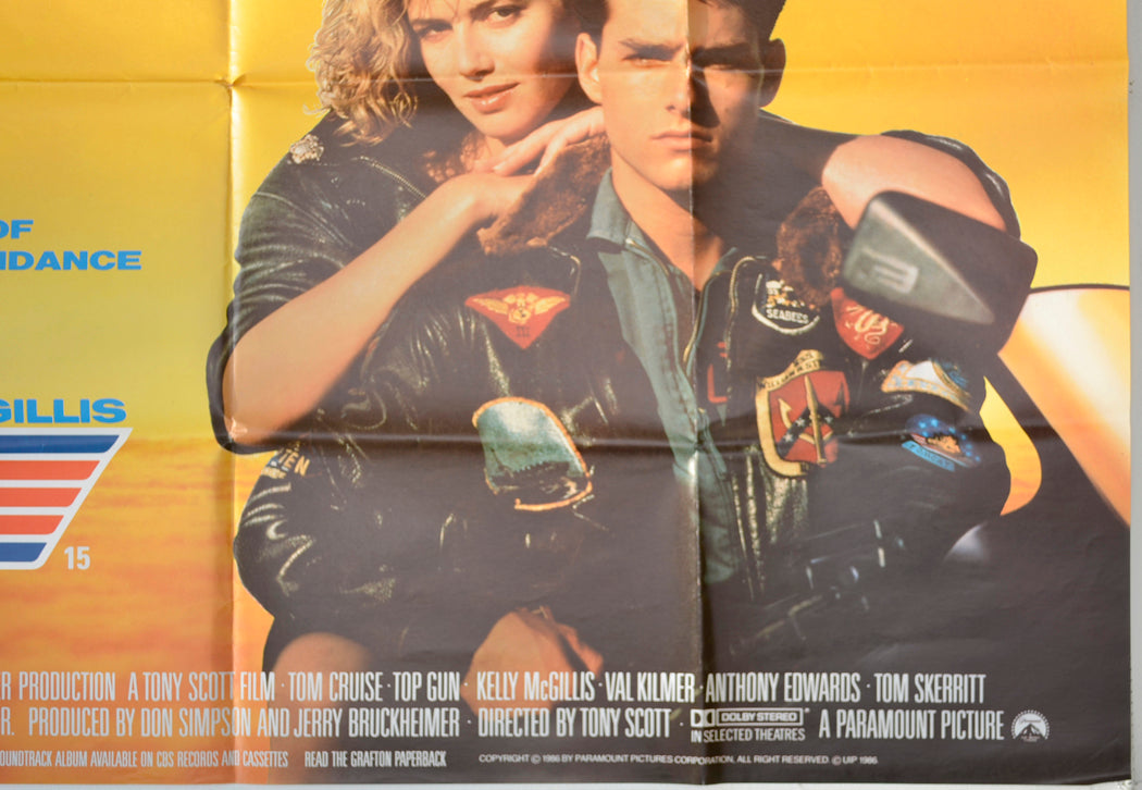 TOP GUN (Bottom Right) Cinema Quad Movie Poster 