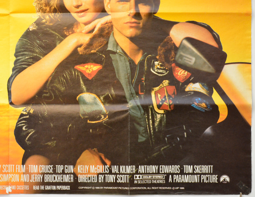 TOP GUN (Bottom Right) Cinema Quad Movie Poster 