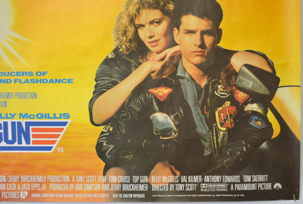 TOP GUN (Bottom Right) Cinema Quad Movie Poster 