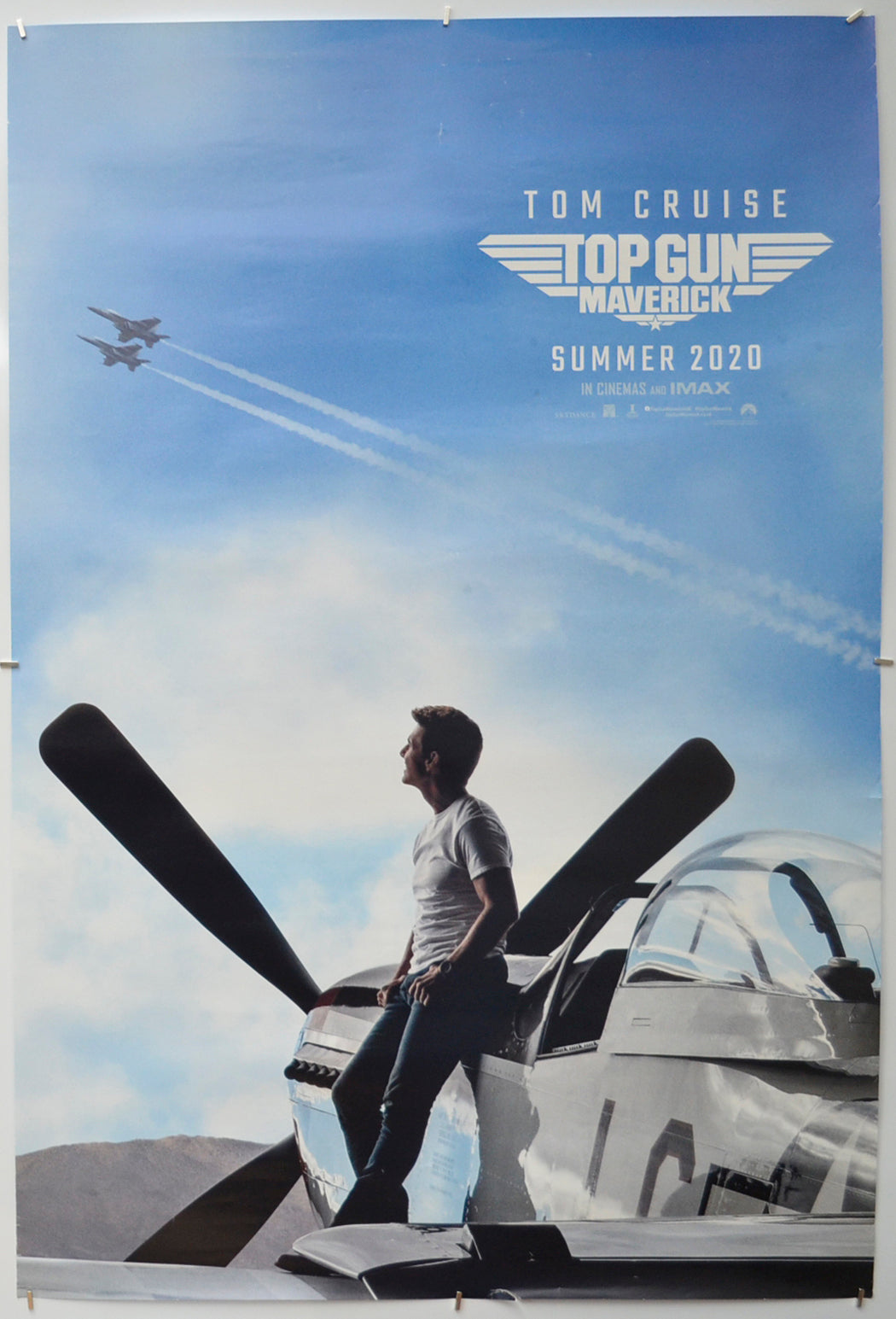 Top Gun: Maverick (Teaser / Advance Version)  Original One Sheet Poster - Film Poster - Movie Poster