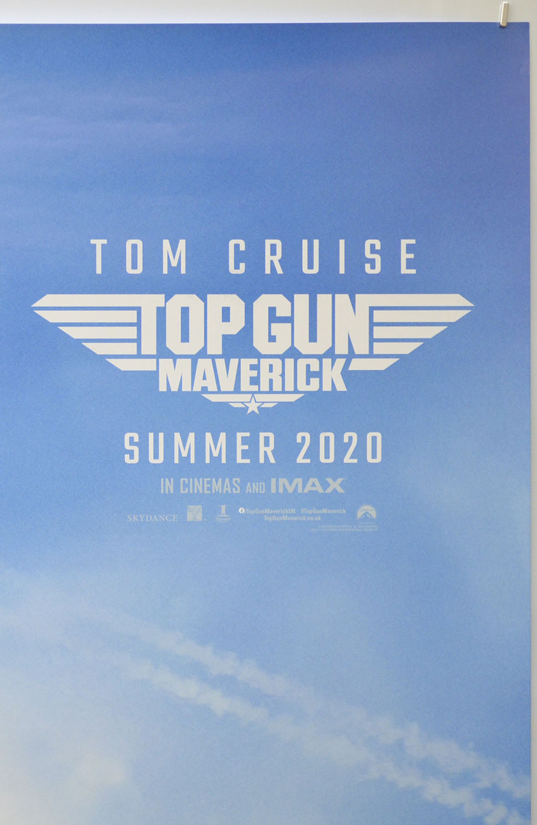 TOP GUN: MAVERICK (Top Right) Cinema One Sheet Movie Poster 