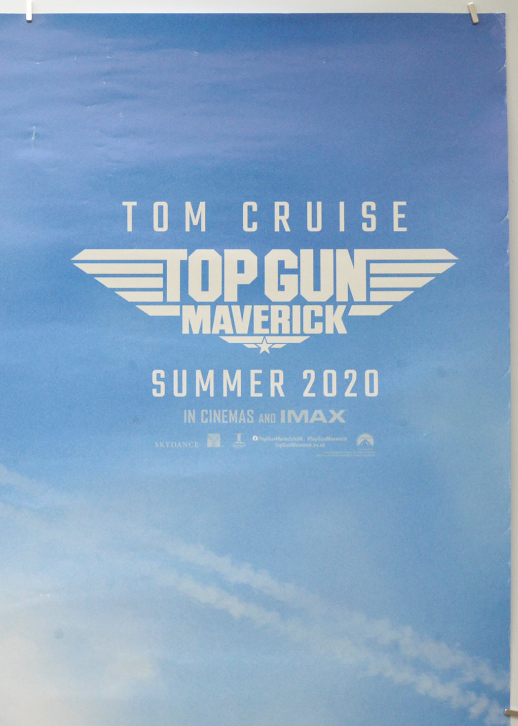 TOP GUN: MAVERICK (Top Right) Cinema One Sheet Movie Poster 