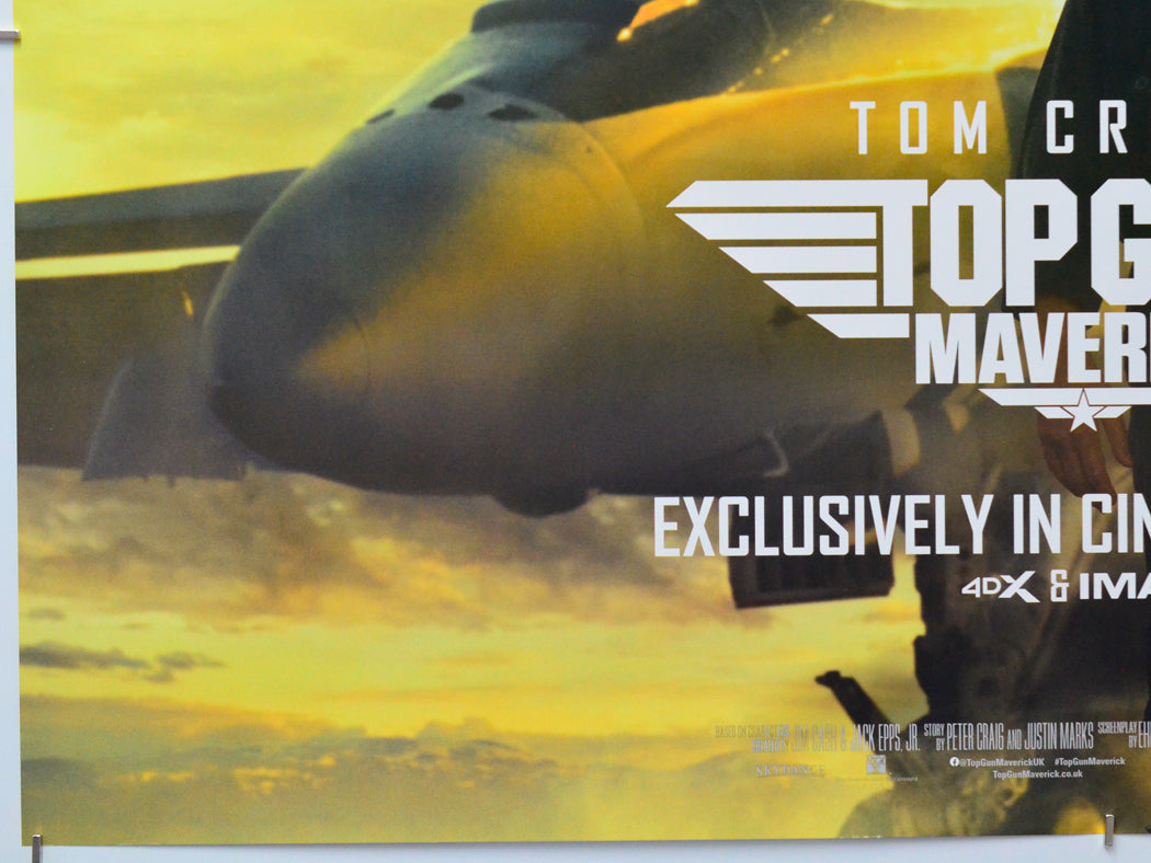Top Gun: Maverick (Bottom Left) Cinema Quad Movie Poster 