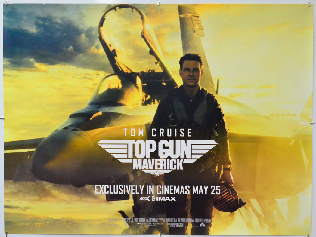Top Gun: Maverick - Original Quad Poster - Film Poster - Movie Poster