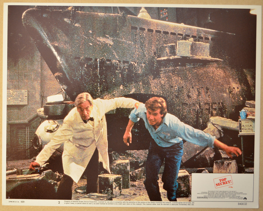 TOP SECRET (Card 2) Cinema Lobby Card Set 