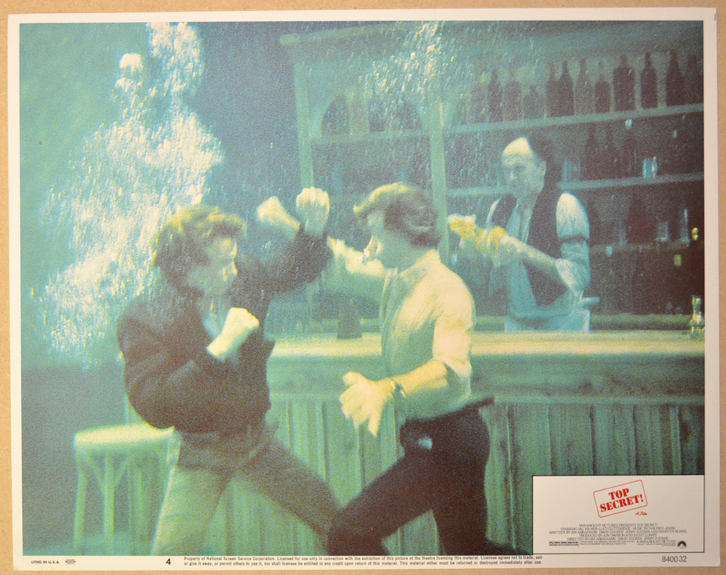 TOP SECRET (Card 4) Cinema Lobby Card Set 