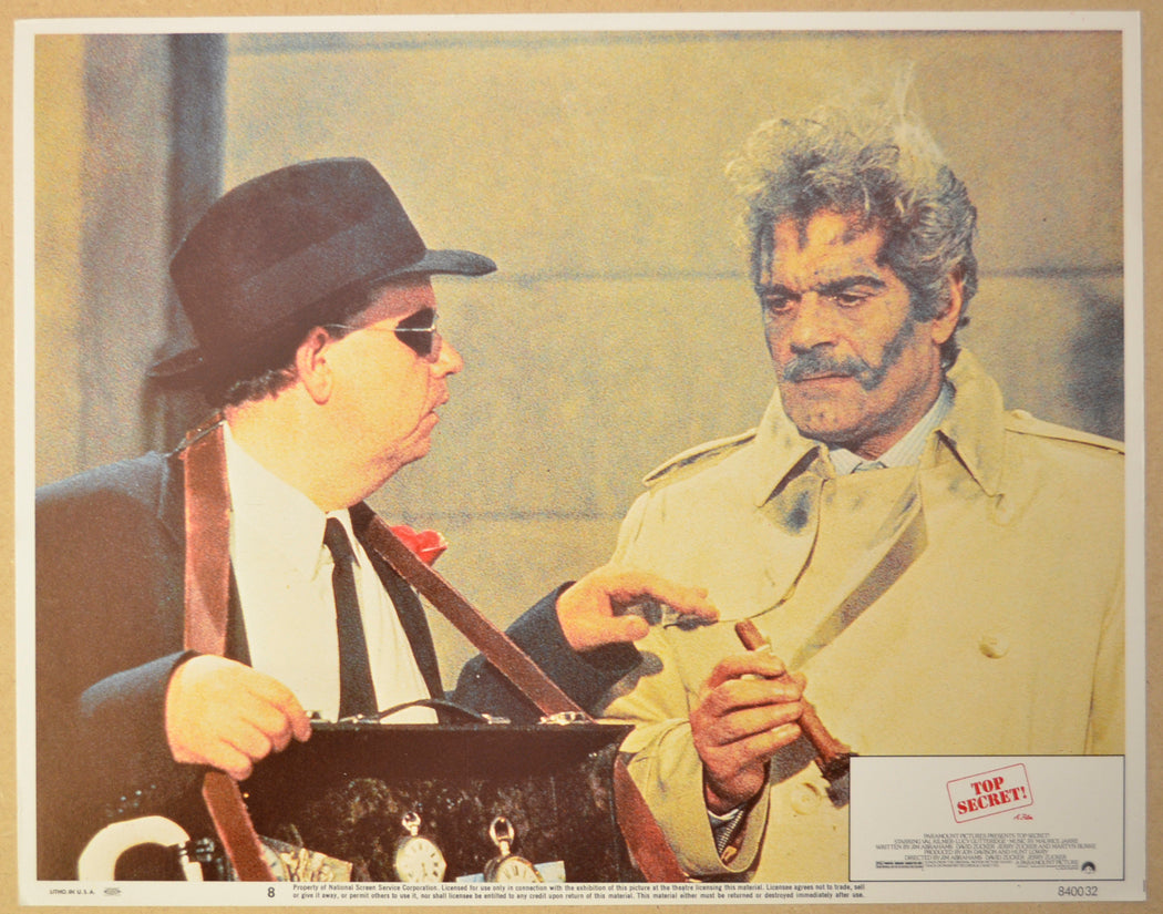 TOP SECRET (Card 8) Cinema Lobby Card Set 