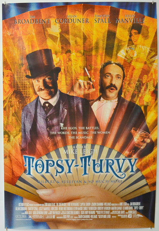 Topsy Turvy  Original One Sheet Poster - Film Poster - Movie Poster