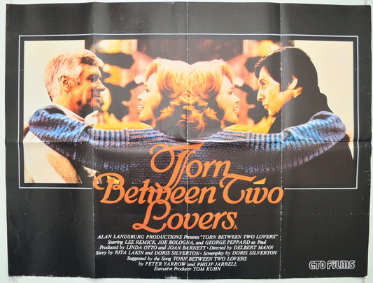 Torn Between Two Lovers Original Quad Poster - Film Poster - Movie Poster  