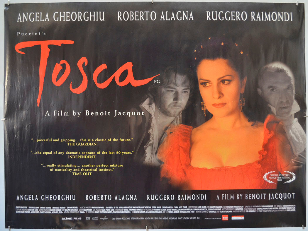 Tosca  Original Quad Poster - Film Poster - Movie Poster