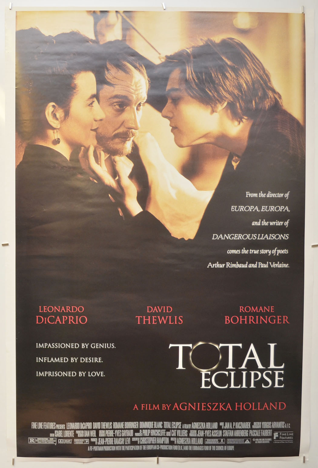 Total Eclipse Original One Sheet Poster - Film Poster - Movie Poster