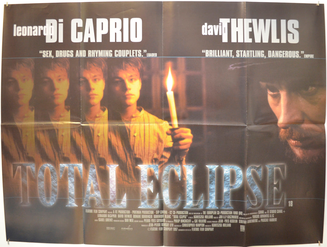 Total Eclipse Original Quad Poster - Film Poster - Movie Poster