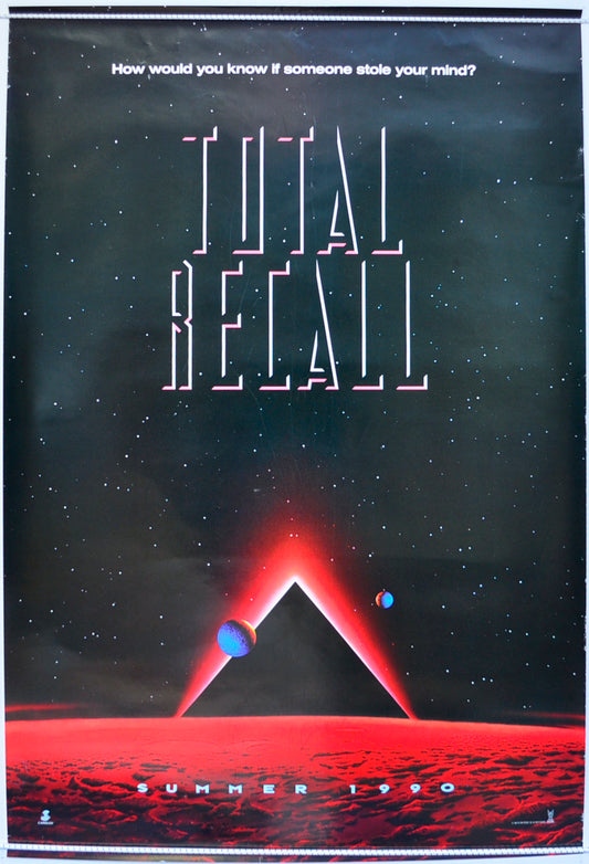 Total Recall  Original One Sheet Poster - Film Poster - Movie Poster 