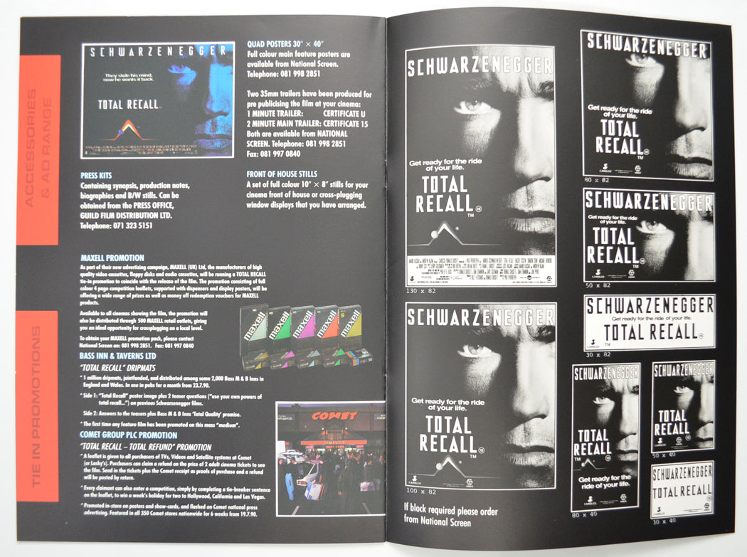 TOTAL RECALL Cinema Exhibitors Campaign Pressbook - INSIDE 