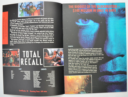 TOTAL RECALL Cinema Exhibitors Campaign Pressbook - INSIDE 