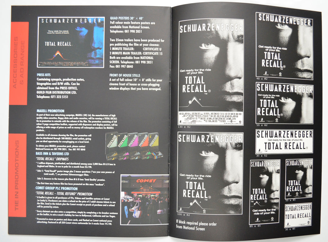 TOTAL RECALL Cinema Exhibitors Campaign Pressbook - INSIDE 