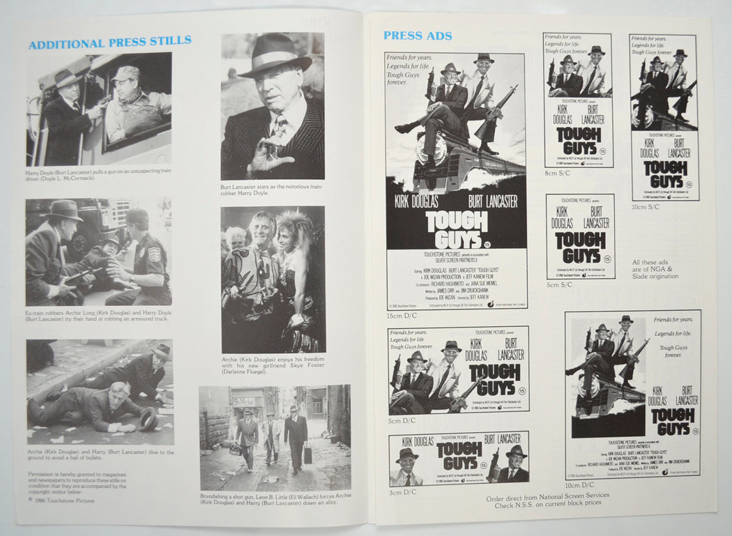 TOUGH GUYS Cinema Exhibitors Campaign Pressbook - INSIDE 