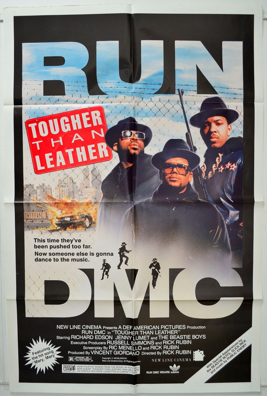 Tougher Than Leather Original One Sheet Poster - Movie Poster