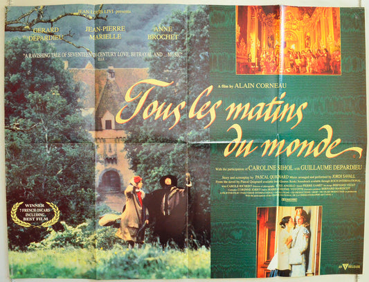 Tous Les Matins Du Monde Original British Quad Poster - Film Poster - Movie Poster 