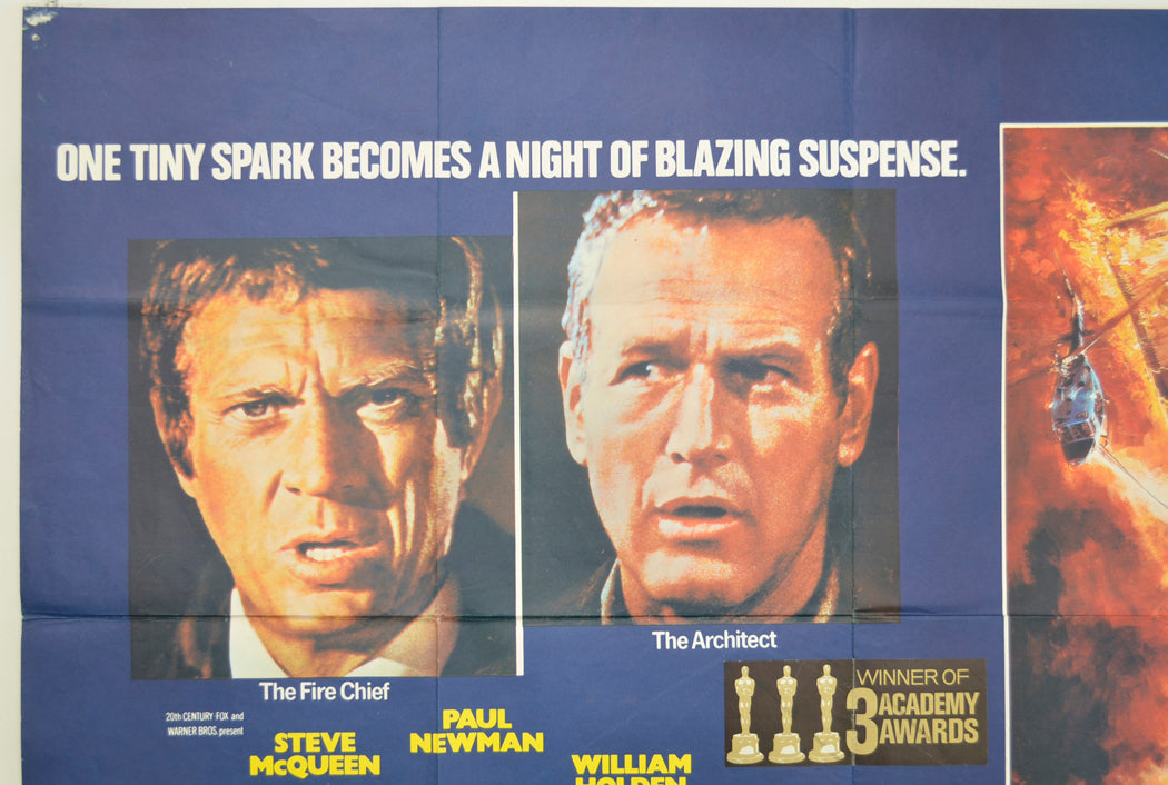 THE TOWERING INFERNO (Top Left) Cinema Quad Movie Poster 