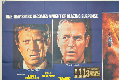 THE TOWERING INFERNO (Top Left) Cinema Quad Movie Poster 