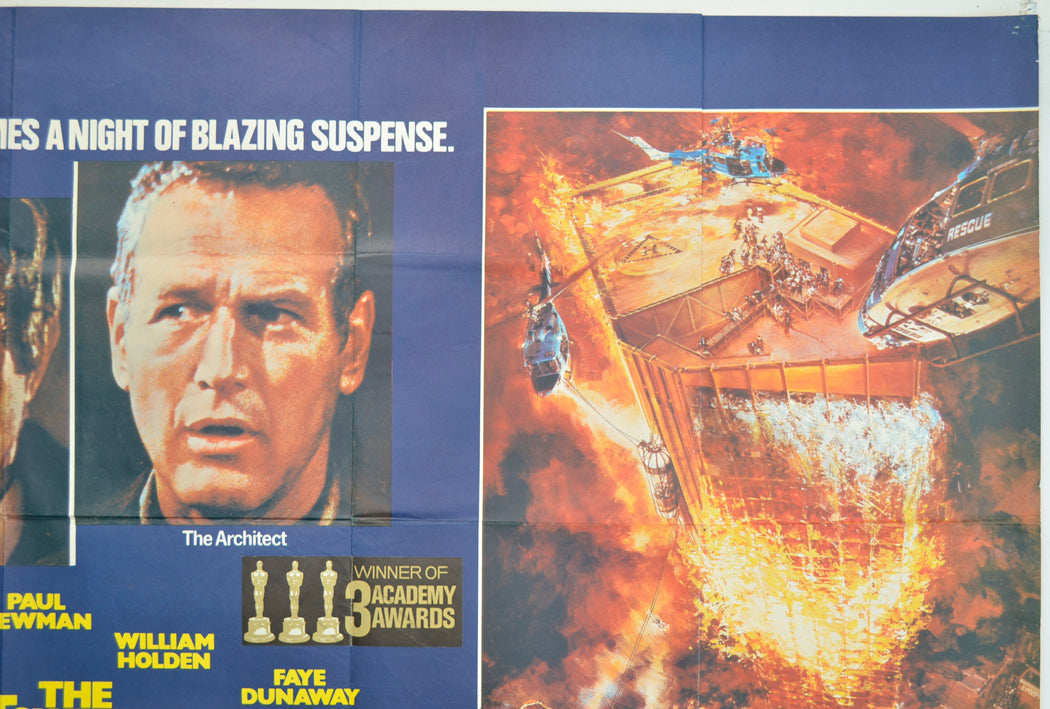 THE TOWERING INFERNO (Top Right) Cinema Quad Movie Poster 