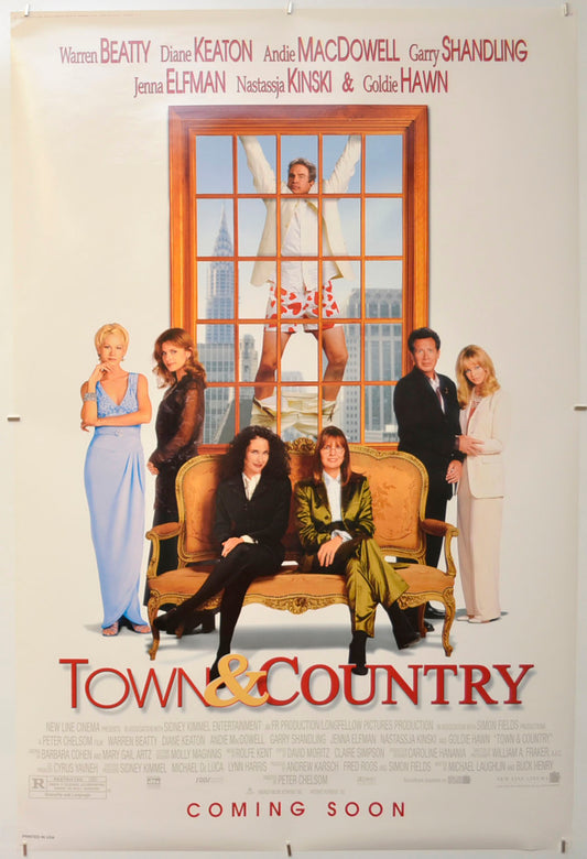 Town and Country Original One Sheet Poster - Film Poster - Movie Poster