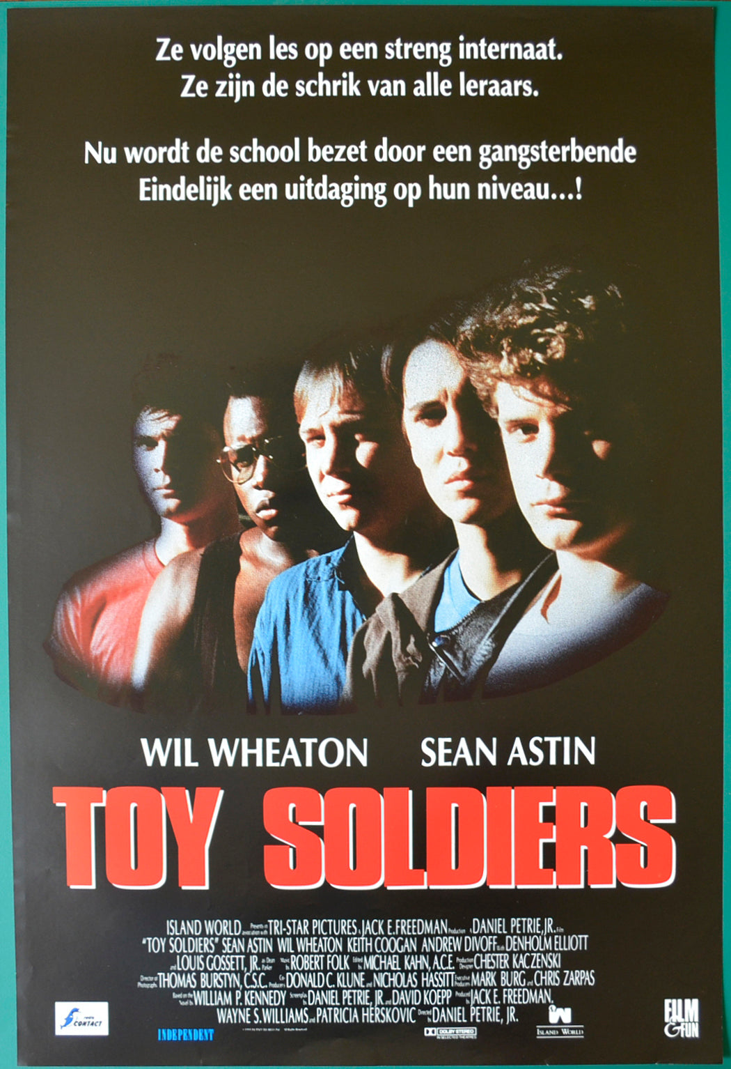 Toy Soldiers  Original Belgian Poster - Film Poster - Movie Poster