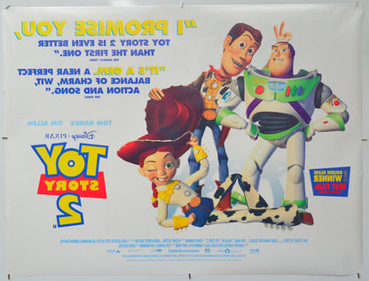 Toy Story 2 (Back) Cinema Quad Movie Poster 
