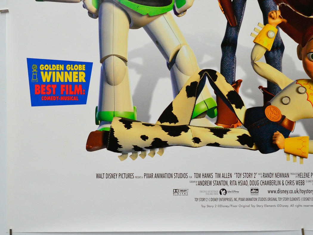 Toy Story 2 (Bottom Left) Cinema Quad Movie Poster 