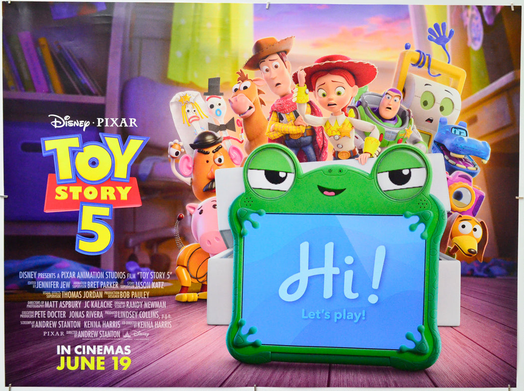 Toy Story 5 - Original Quad Poster - Film Poster - Movie Poster