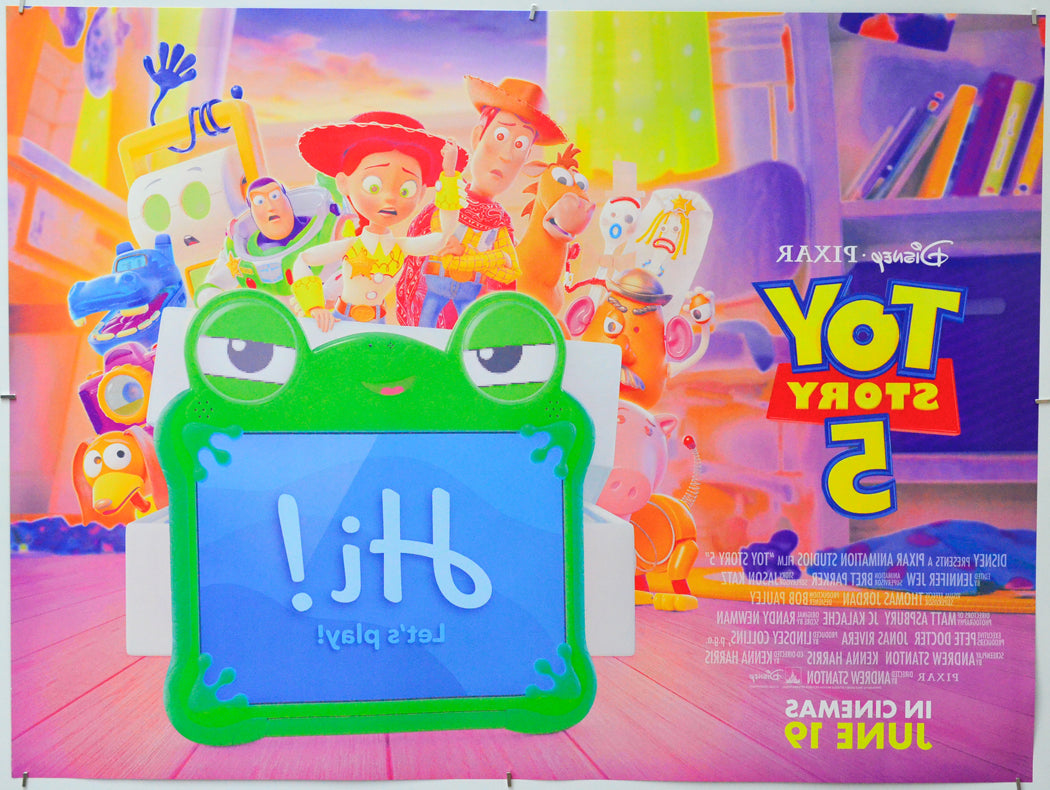 Toy Story 5 (Back) Cinema Quad Movie Poster 
